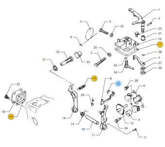 Vetus STM3966 - Clip M3.09