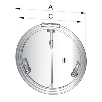 Vetus ALTR420SL - Altus Forecastle Hatch Type R420