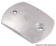 Renault Marine Convex Plate Anode 80x55 mm - Osculati 43.600.05