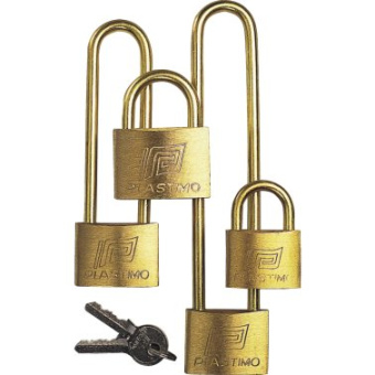 Plastimo 17579 - Brass padlock 45 mm - Normal Hasp