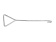 Talamex Sluice Hook SS316 75cm