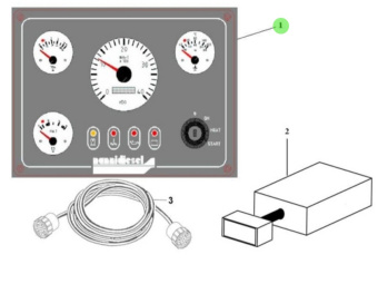 Nanni Diesel 674420 - Control Panel for T6 Series Engines