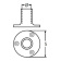 Euromarine Round Hand Rail Pipes Base Fitting A4 90° Ø25mm