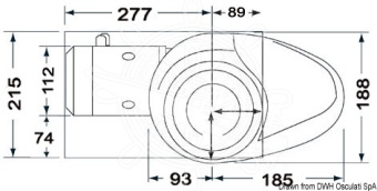 Spare Windlass Solenoid 2000W 24V for Lewmar C4/C5 - Osculati 02.590.04
