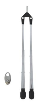 Exalto EWT Pantograph Arm Adjustable 330–450mm Twin Spring Polished