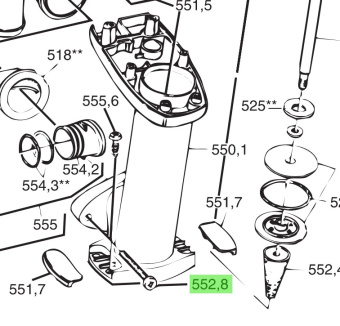 RM69 RM552.8 Sea Lock Outlet Elbow Screw Set