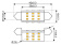 Talamex LED 27 Festoon 10-30V 42mm 2700K