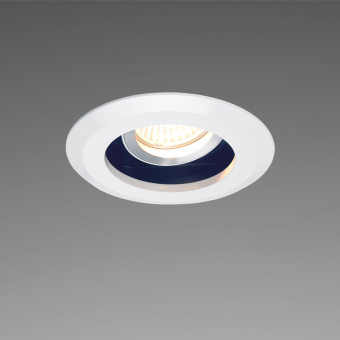 Prebit 33823309 - LED Recessed Light EB70-1, Shiny Gold, 6.2 W, DC 10-30V, 3,000K, 635 lm, 20°, Swivelling