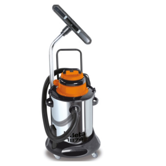 Beta 018740050 - Solid And Fluid Vacuum Cleaner, 50 L, Stainless Steel Drum