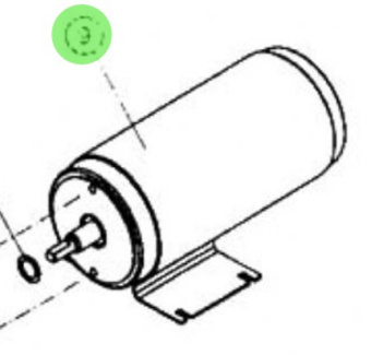 Jabsco 98012-2653C - 24V DC Motor for 24V Applications