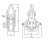 TyeTec UD45SB - 45mm UD Block with Slide Bearing TyeTec UD45SB - 45mm UD Block with Slide Bearing