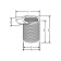 Nuova Rade 43242 - Thru-Hull Ø68mm With Non-Return Valve, L.107mm, Black