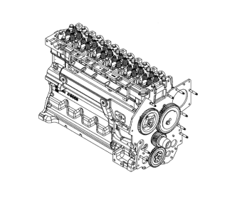 John Deere SE501792 - REMAN Complete Block Assembly