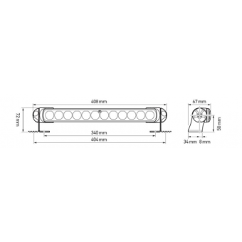 Hella Marine Sea Hawk 350 LED Projector