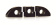 Kohlhoff lo13-26ao Loop Products Organizer Single Fairlead Add On Brick Aluminium 12 mm