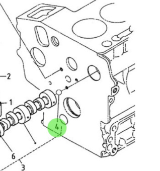 Nanni Diesel 970302897 - Ball Bearing for Crankshaft and Camshaft Assemblies