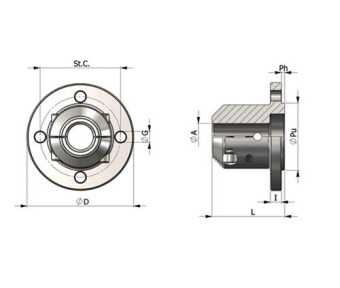 Hollex Clamp Hub Ø38xØ102 Female EP