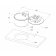 1-burner Folding Hob