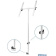 NOA Solar Panel Holder Mast 180cm TBV Sun Panel Holder + 60cm - 25mm Rail Montage (Outside Ø30 mm)