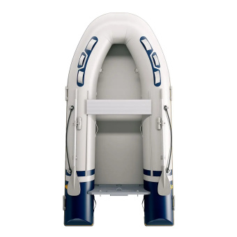 Vetus VB330E - V-Quipment Inflatable Boat Explorer, 330 cm, Aluminum Bottom, Gray with Blue