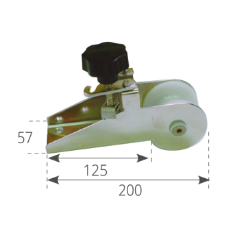Olcese Ricci Stainless Steel Bow Roller