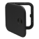Allpa Plastic Hatch, 373x373mm, 180°, Removable, Black