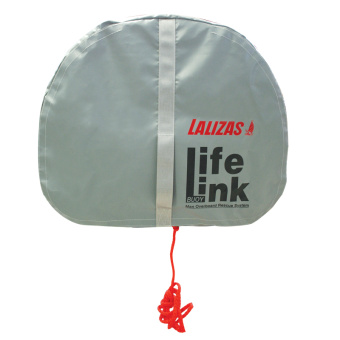 Lalizas 72078 - Set Horseshoe Lifebuoy "Quick RD" Orange, Lifebuoy Light 71325, 30m Rope, Case Gray