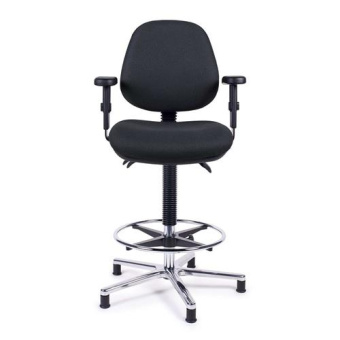 Hollex Steering Chair Delta II Fabric Black