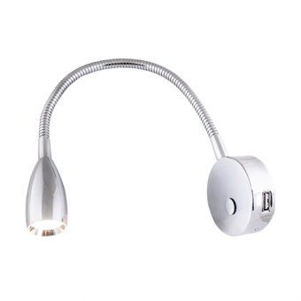 Båtsystem LX1USB - Leia LX1 USB LED Flexible Reading Lamp With USB