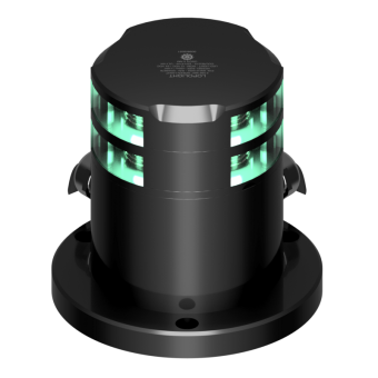 Lopolight 300-115G2ST-PRO-I - Navigation Light 3NM 360° Green Double Ice-Class Black Anodized