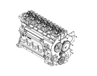 John Deere SE500867 - REMAN Complete Block Assembly