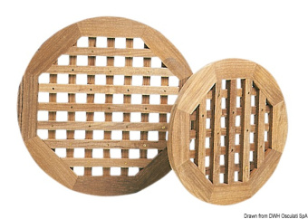 Osculati 71.118.03 - Teak Round Grating Ø 500 mm