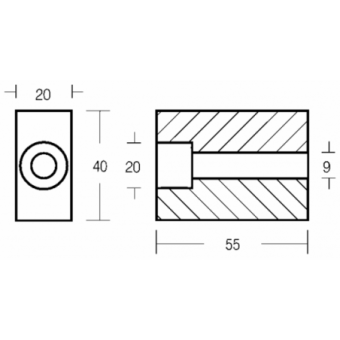 E. Polipodio Aluminium Cube For Outboard Engine 60-280 HP