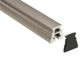 Barton 20033 - Beam Track Size 1 1.8m – Aluminium Traveller Beam Track, Grey Anodised, High Span Support
