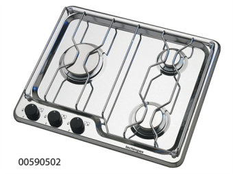 Techimpex PGLI03T000SL - Seafarer 3 Gas Cooker 3 Burners
