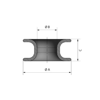 Kohlhoff lthimble30A LOOP Products Thimble Friction Ring 30 x 15 mm