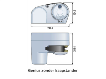 Quick Genius Horizontal Windlass 800W/12V/8mm