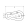 AISI 316 Stainless Steel Carabiner Ø11x120 mm AISI 316 Stainless Steel Carabiner Ø11x120 mm