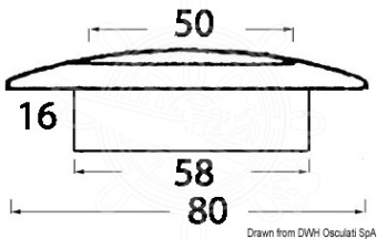 Osculati 13.179.03 - Sealed LED Light With High Light Output For Standby Lighting Gold