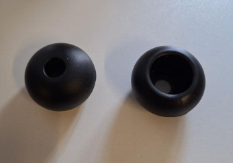 U-Rope Parrel Bead 45 mm Black