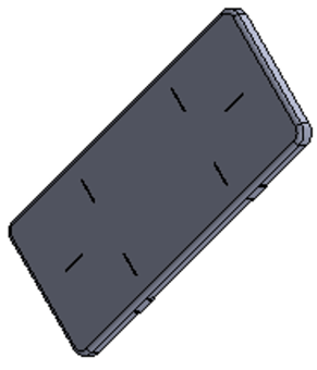 Isotemp SBE00073AB – Plastic Back-Side Cover for Slim Square 16L