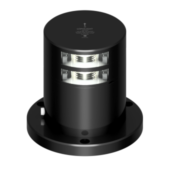 Lopolight 301-005ST-PRO-EX - Navigation Light 2NM 135° White Stern Double Black Ex Zone 1&2