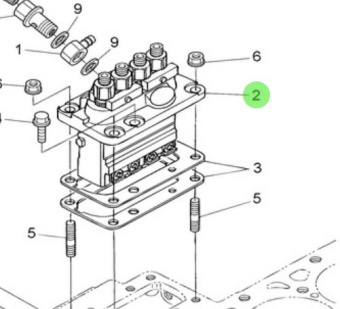 Nanni Diesel 970316679 - Injection Pump for N4.65 Engines