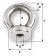 Wichard Eye Nut - Dia 8 mm - M8*125