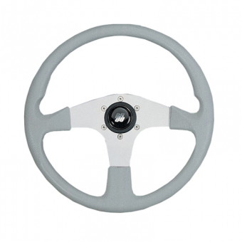 Ultraflex Grey Corsica Steering Wheel 350 mm