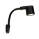 Båtsystem 94447-130 - Kurs Lighting Chart Short Flexible Arm, Black, 130mm, LED White/Red, 12V–1.3W