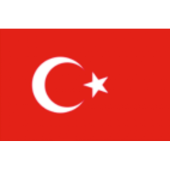 Turkey Marine Flag 20X30 cm