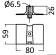 Osculati 43.276.02 - Magnesium Plate Anode Yamaha 80 x 58 mm