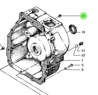 Bukh 504A0317 - DIN 906 Screw Plug for DV24RME, DV29RME, and DV32 Engines