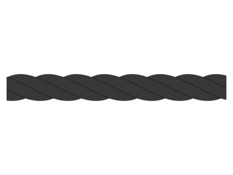 Talamex Superlene Black 28 mm 100 m
